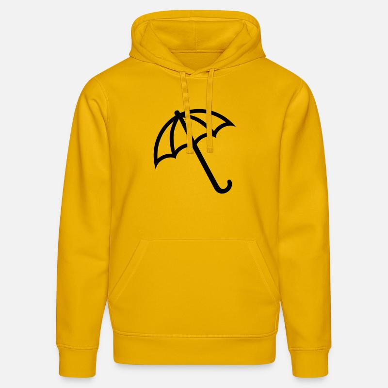 Parapluie - Sweat à capuche bio DRUMMER Stanley/Stella Unisexe - jaune spectre