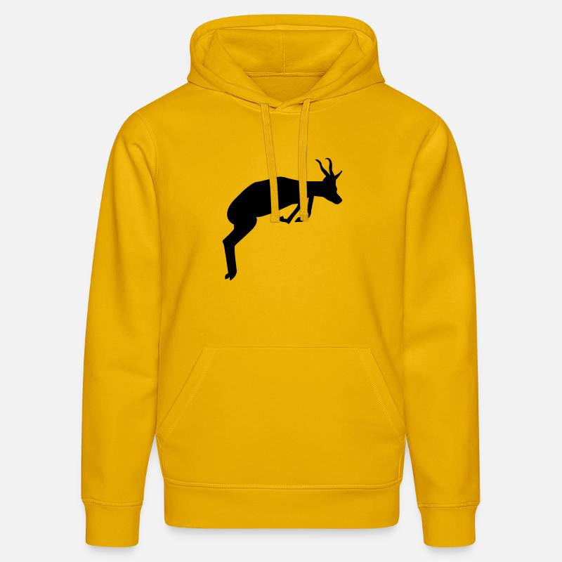 Springbok - Sweat à capuche bio DRUMMER Stanley/Stella Unisexe - jaune spectre