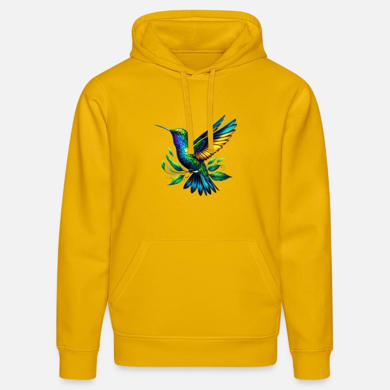 Colibri - Sweat à capuche bio DRUMMER Stanley/Stella Unisexe - jaune spectre