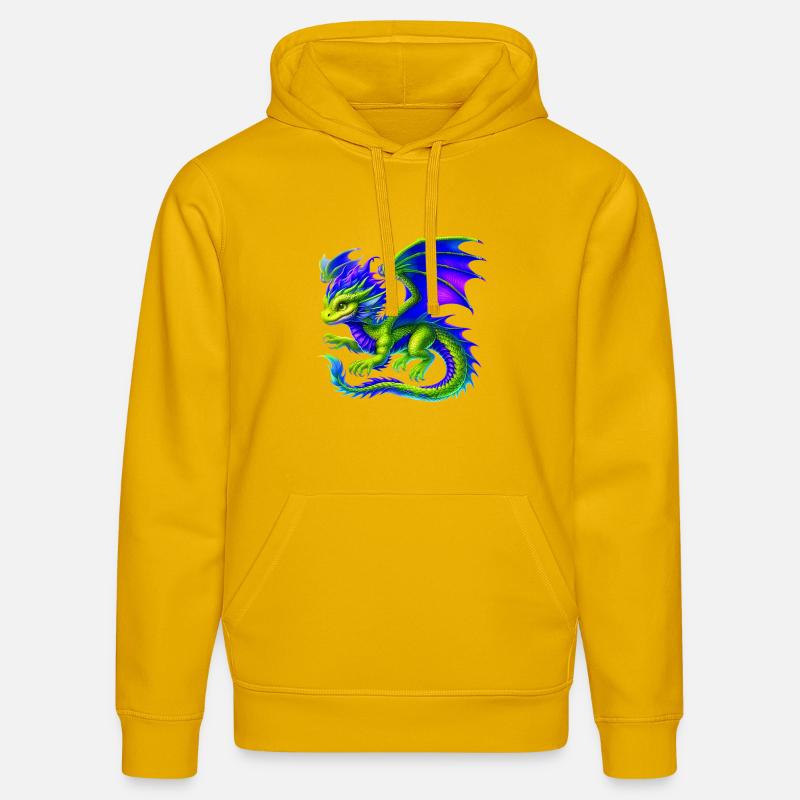 Dragon - Sweat à capuche bio DRUMMER Stanley/Stella Unisexe - jaune spectre