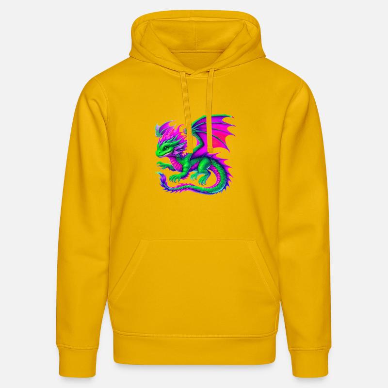 Dragon - Sweat à capuche bio DRUMMER Stanley/Stella Unisexe - jaune spectre