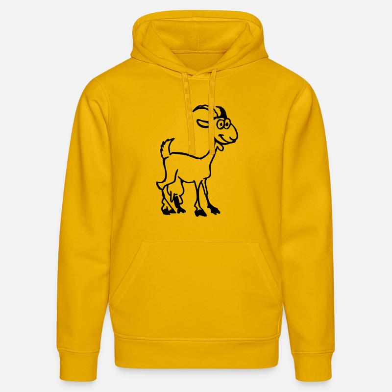 Goat - Stanley/Stella DRUMMER Unisex Organic Hoodie - spectra yellow