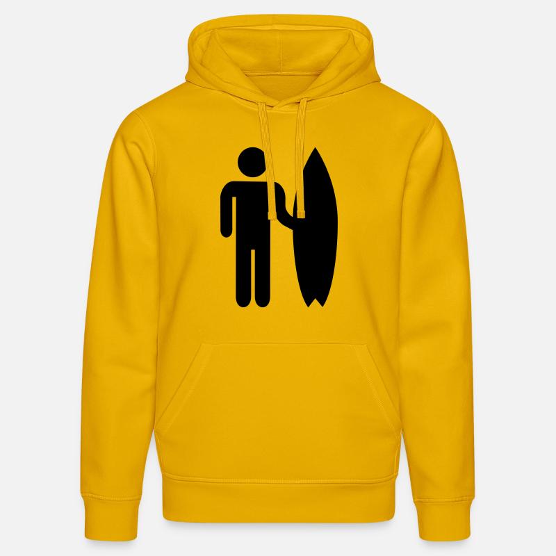 Surf - Sweat à capuche bio DRUMMER Stanley/Stella Unisexe - jaune spectre