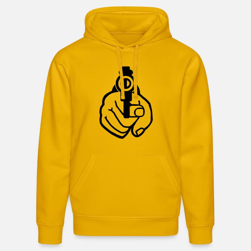 Pistole - Sweat à capuche bio DRUMMER Stanley/Stella Unisexe - jaune spectre