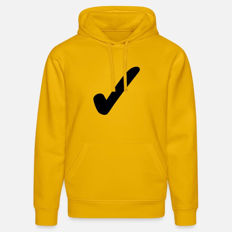 Ok - Oui - Alright - Fits - Sweat à capuche bio DRUMMER Stanley/Stella Unisexe - jaune spectre