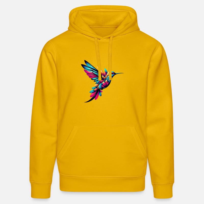 Colibri - Sweat à capuche bio DRUMMER Stanley/Stella Unisexe - jaune spectre