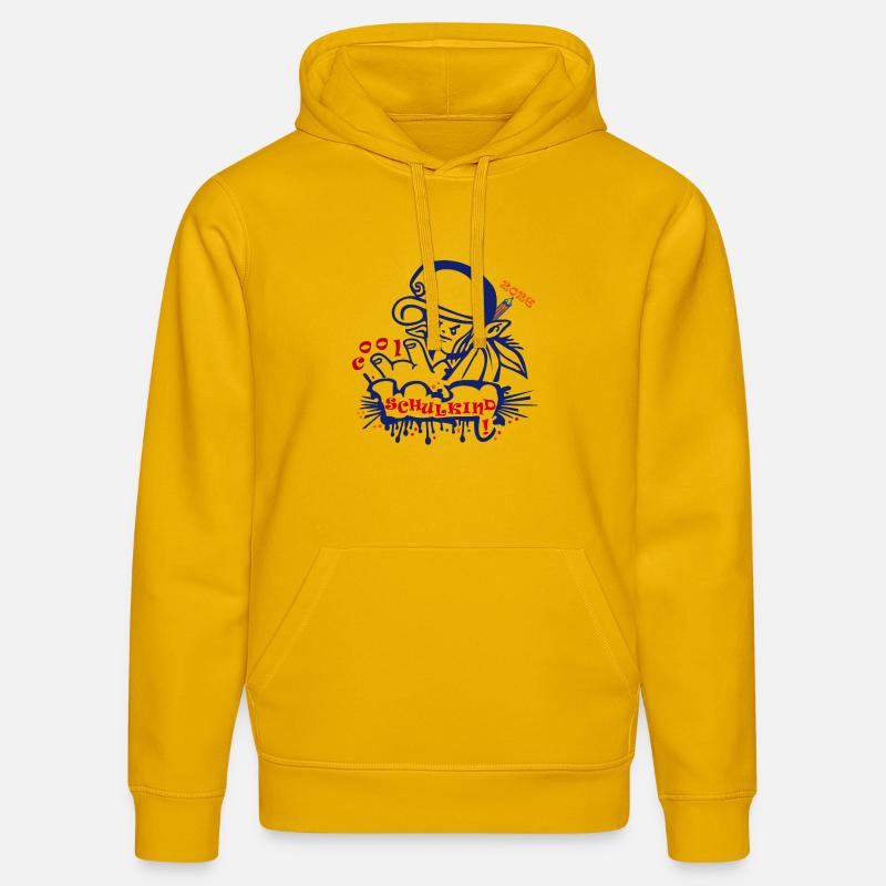 Écolier - Sweat à capuche bio DRUMMER Stanley/Stella Unisexe - jaune spectre