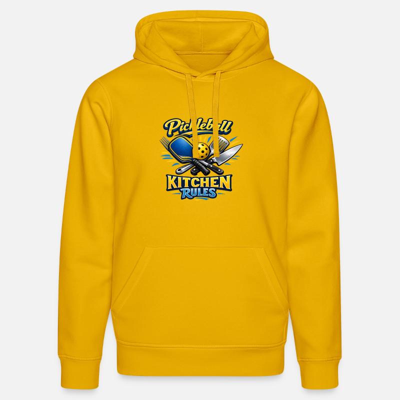 Pickleball Kitchen Rules - Stanley/Stella Unisex Bio-Hoodie DRUMMER - Spektralgelb