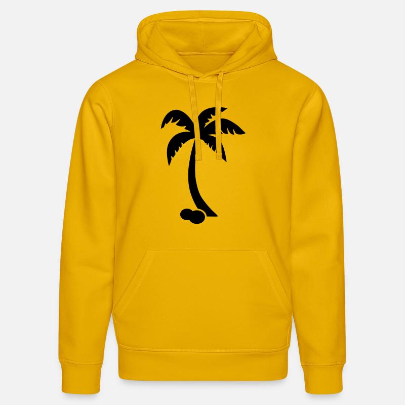 Palme - Sweat à capuche bio DRUMMER Stanley/Stella Unisexe - jaune spectre