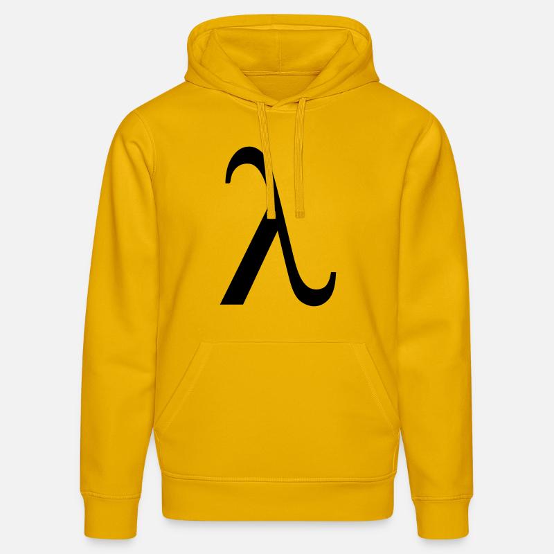 Lambda - Sweat à capuche bio DRUMMER Stanley/Stella Unisexe - jaune spectre