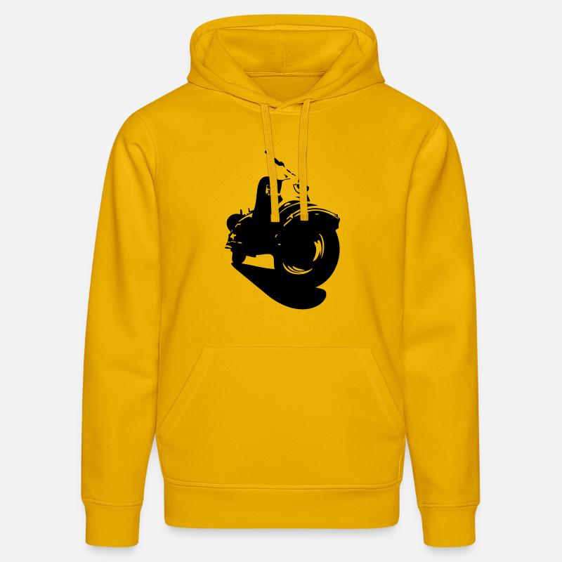 IWL Berlin Roller, Oldtimer - Stanley/Stella Unisex Bio-Hoodie DRUMMER  - Spektralgelb