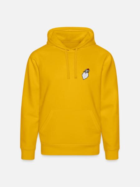 Weihnachtsmann & Co. KG Stickmotiv Weihnachtsmann - Stanley/Stella Unisex Bio-Hoodie DRUMMER - Spektralgelb