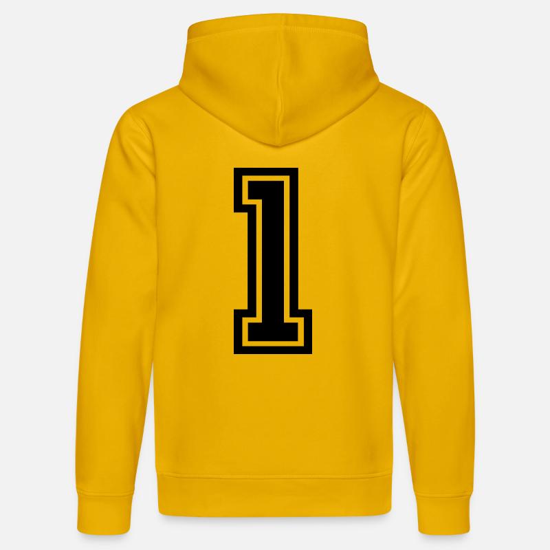 Numéro un - Sweat à capuche bio DRUMMER Stanley/Stella Unisexe - jaune spectre