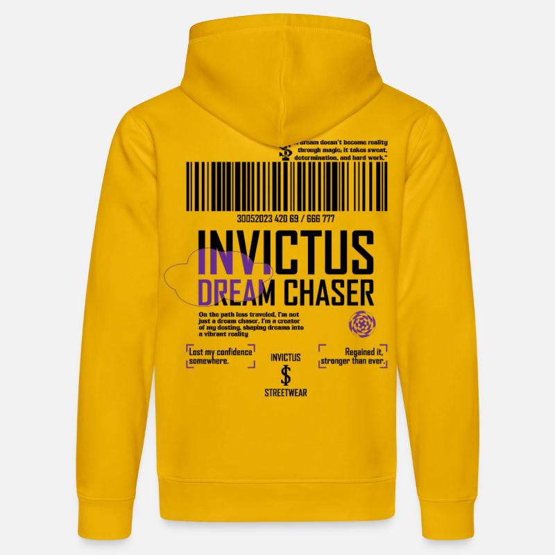 Chasseur de rêves - Sweat à capuche bio DRUMMER Stanley/Stella Unisexe - jaune spectre