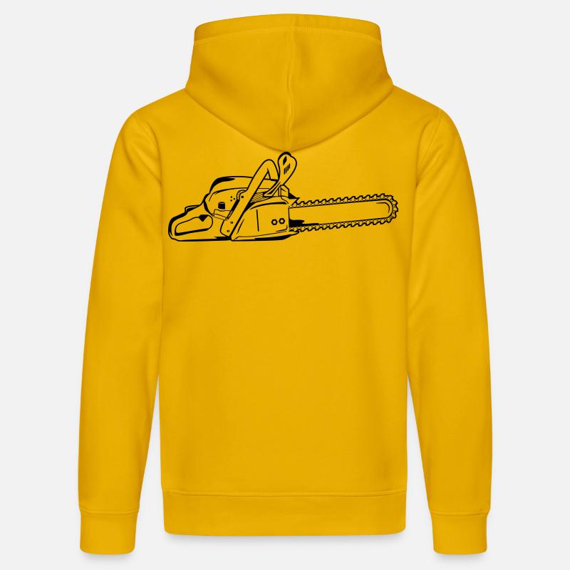 Tronçonneuse - Sweat à capuche bio DRUMMER Stanley/Stella Unisexe - jaune spectre