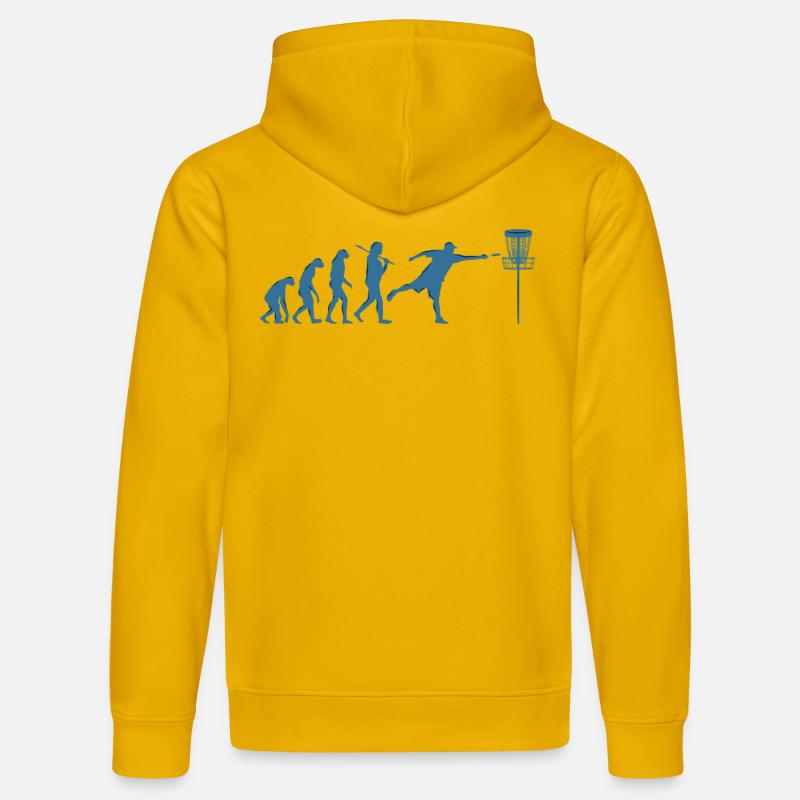 Disc Golf Evolution - Sweat à capuche bio DRUMMER Stanley/Stella Unisexe - jaune spectre