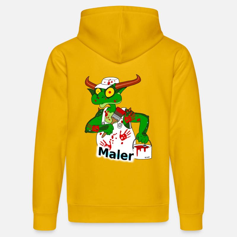 Maler - Sweat à capuche bio DRUMMER Stanley/Stella Unisexe - jaune spectre