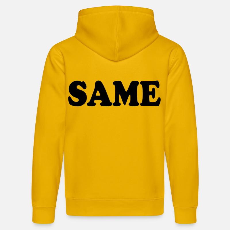 Same - Sweat à capuche bio DRUMMER Stanley/Stella Unisexe - jaune spectre