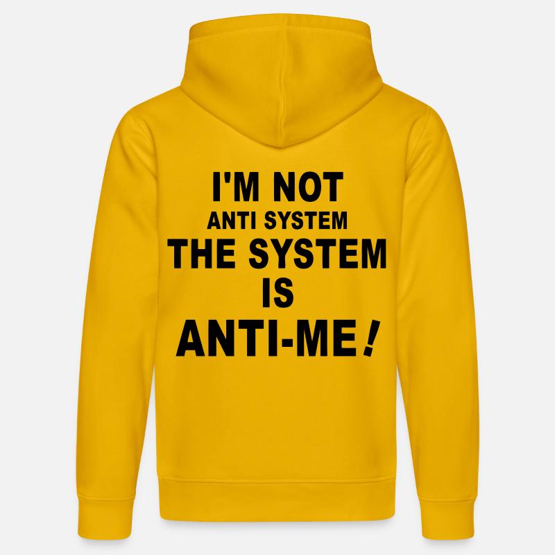 the system - Sweat à capuche bio DRUMMER Stanley/Stella Unisexe - jaune spectre