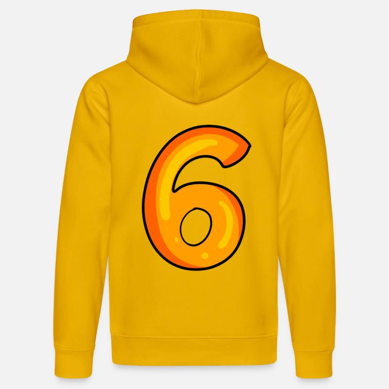 Nummer 6 - Ekologisk luvtröja DRUMMER unisex från Stanley/Stella - spektrumgul