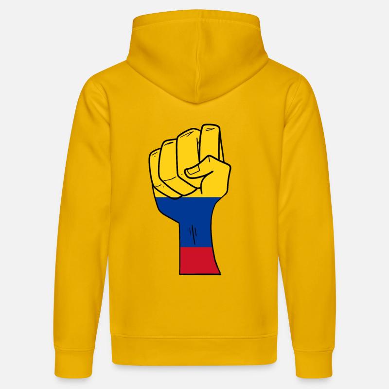 Colombie - Sweat à capuche bio DRUMMER Stanley/Stella Unisexe - jaune spectre