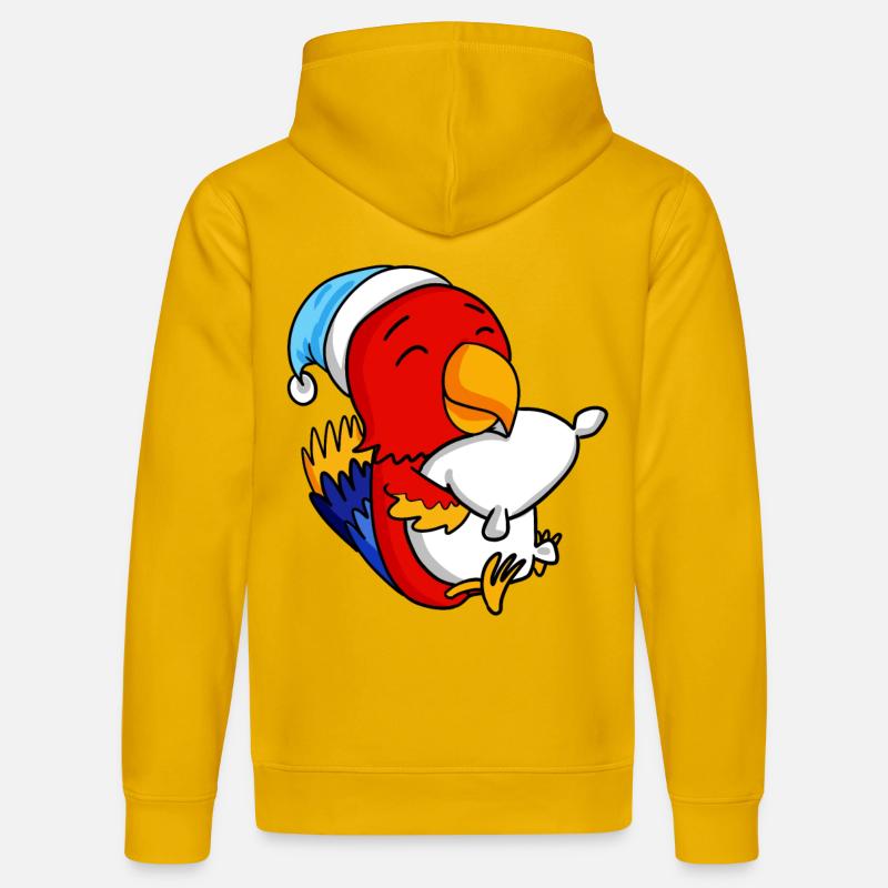 Perroquet Bébé - Sweat à capuche bio DRUMMER Stanley/Stella Unisexe - jaune spectre
