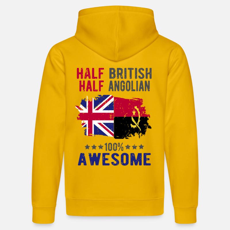 Halb Brite Halb Angolier - Stanley/Stella Unisex Bio-Hoodie DRUMMER - Spektralgelb