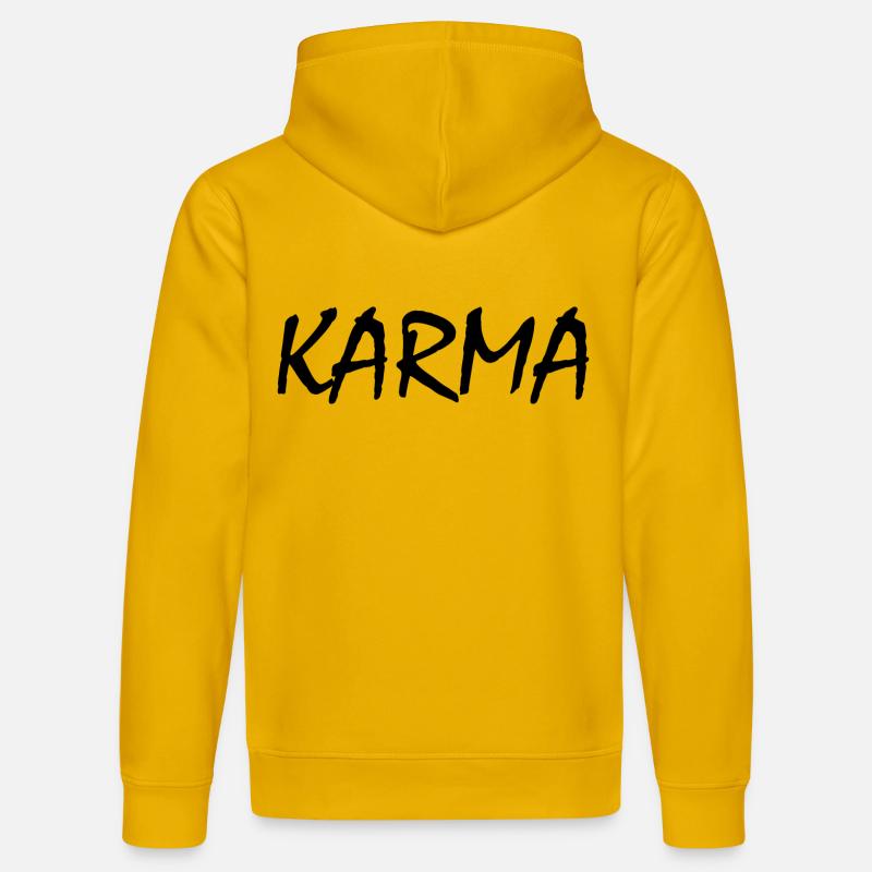 Karma - Sweat à capuche bio DRUMMER Stanley/Stella Unisexe - jaune spectre