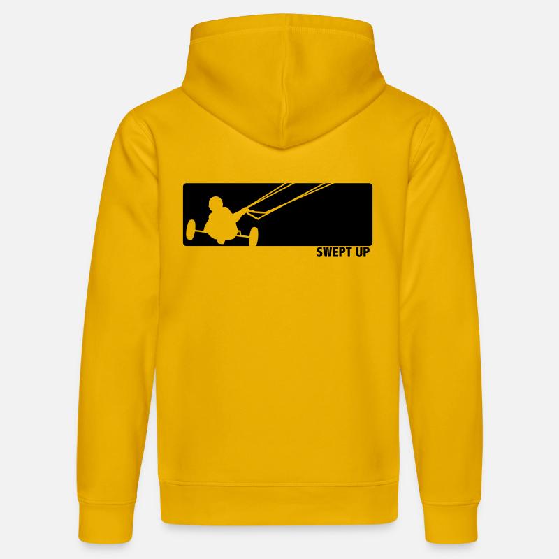 kitebuggy - Sweat à capuche bio DRUMMER Stanley/Stella Unisexe - jaune spectre