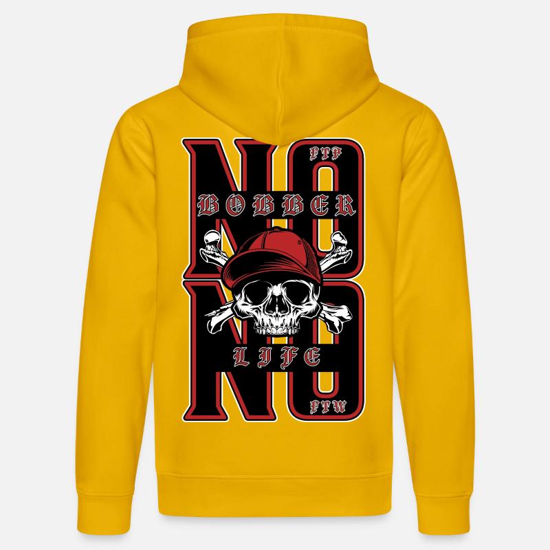 Pas de flotteur, pas de vie - Sweat à capuche bio DRUMMER Stanley/Stella Unisexe - jaune spectre