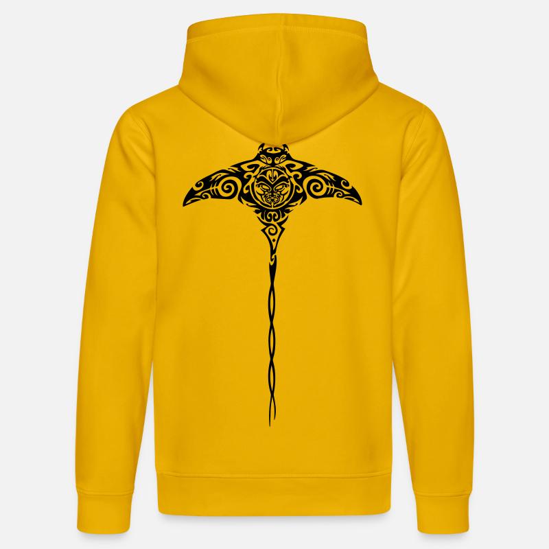 Aloha Ray - Sweat à capuche bio DRUMMER Stanley/Stella Unisexe - jaune spectre