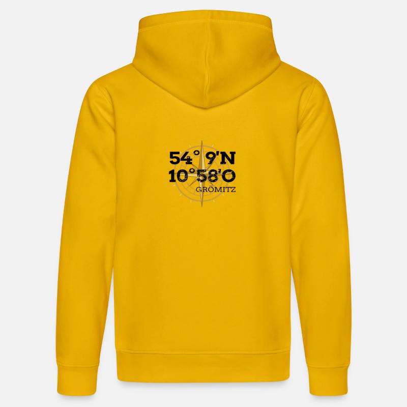 Coordonnées de Grömitz - Sweat à capuche bio DRUMMER Stanley/Stella Unisexe - jaune spectre
