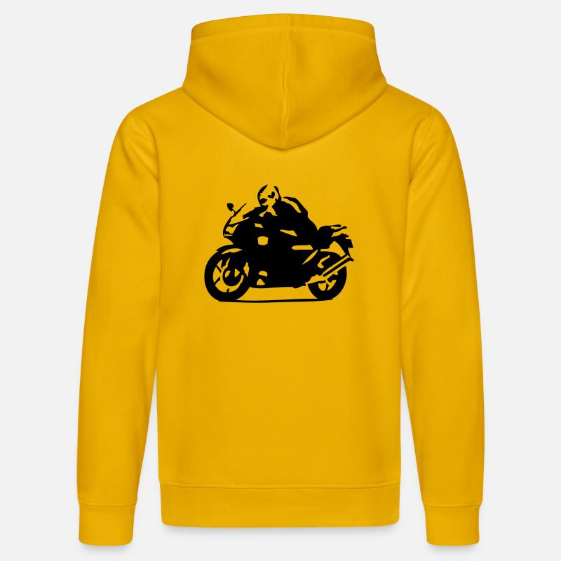 motarde - Sweat à capuche bio DRUMMER Stanley/Stella Unisexe - jaune spectre