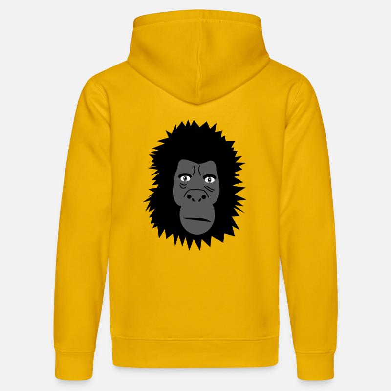 Gorilla - Sweat à capuche bio DRUMMER Stanley/Stella Unisexe - jaune spectre