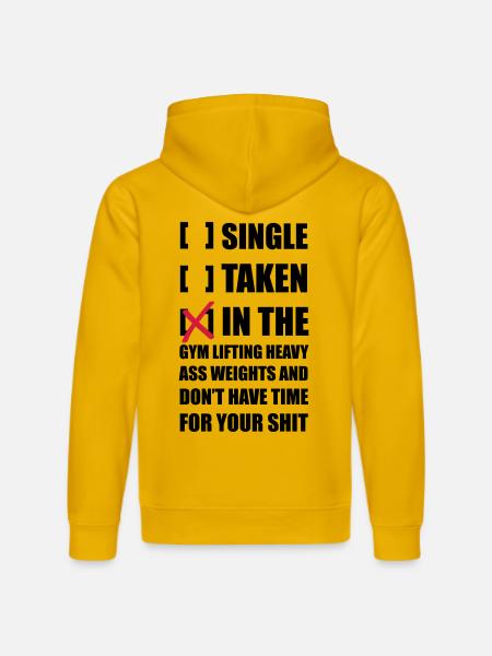 Single ... Training Gym - Stanley/Stella Unisex Bio-Hoodie DRUMMER - Spektralgelb