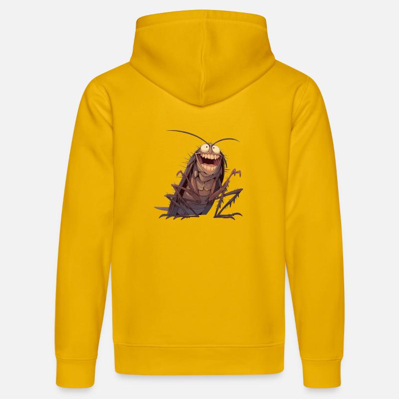 cafard, cafards, cafards - Sweat à capuche bio DRUMMER Stanley/Stella Unisexe - jaune spectre