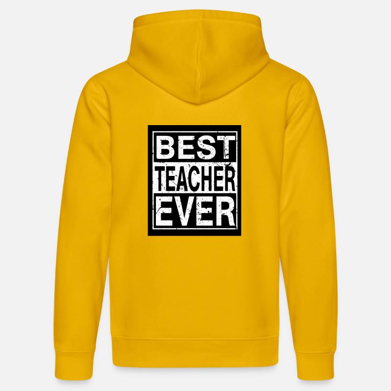 Lehrer Bester Lehrer - Stanley/Stella Unisex Bio-Hoodie DRUMMER  - Spektralgelb
