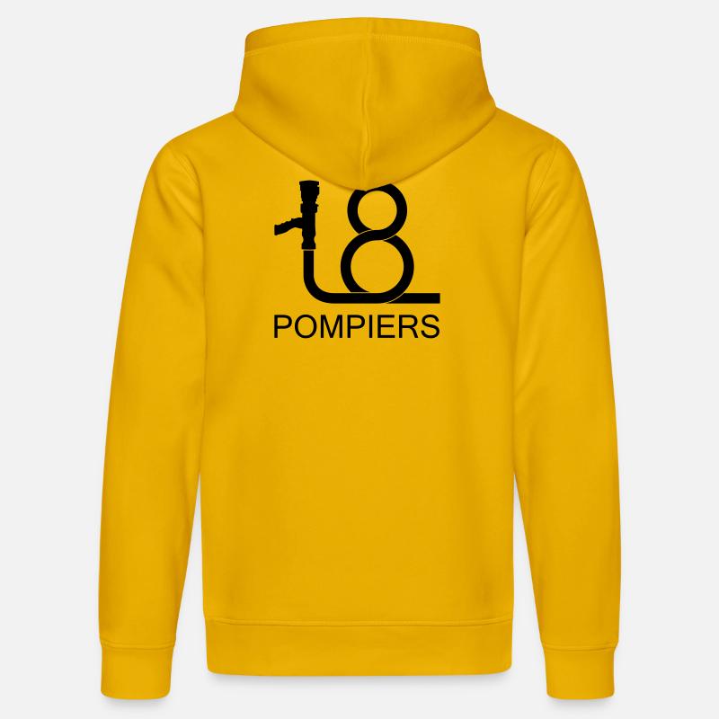 lance_18_2 - Sweat à capuche bio DRUMMER Stanley/Stella Unisexe - jaune spectre