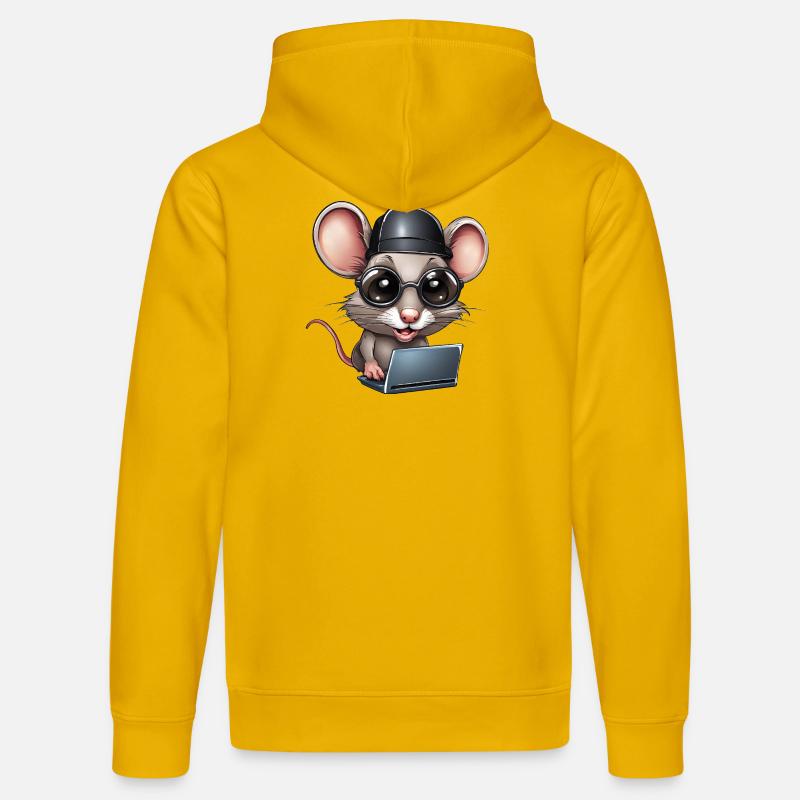 Computer, Informatikfreak, Informatiker - Stanley/Stella Unisex Bio-Hoodie DRUMMER  - Spektralgelb