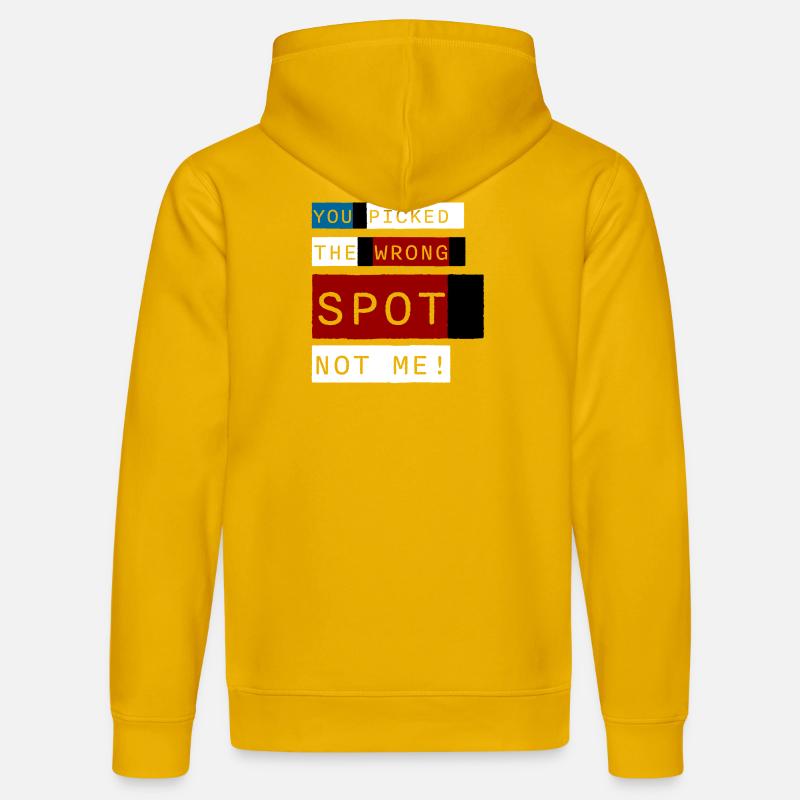 Wrong Spot – Édition Concert - Sweat à capuche bio DRUMMER Stanley/Stella Unisexe - jaune spectre