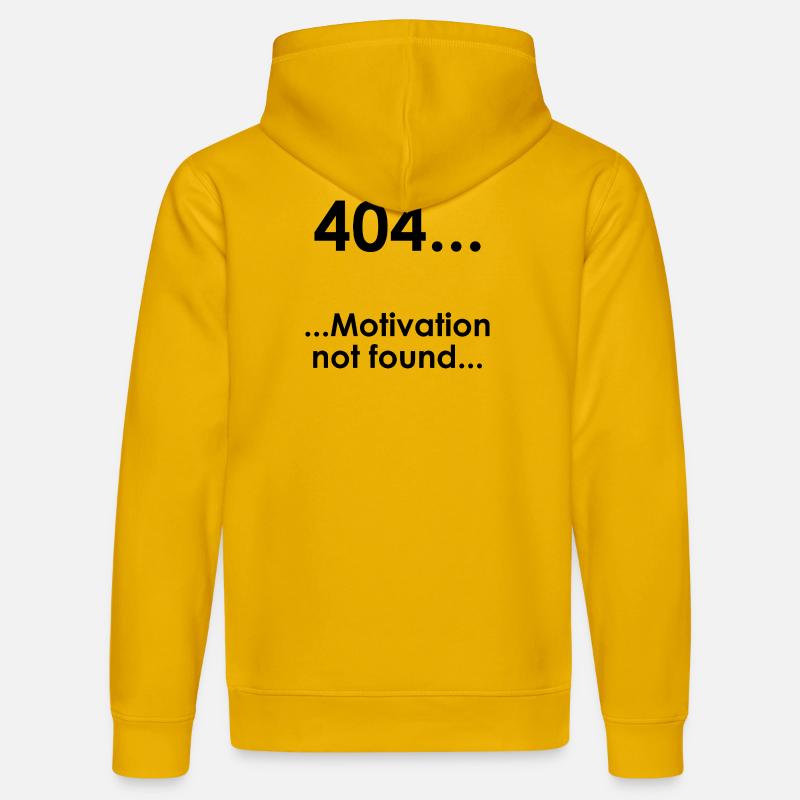Unispruch "Error404" Student Geschenk, Studenten - Stanley/Stella Unisex Bio-Hoodie DRUMMER  - Spektralgelb
