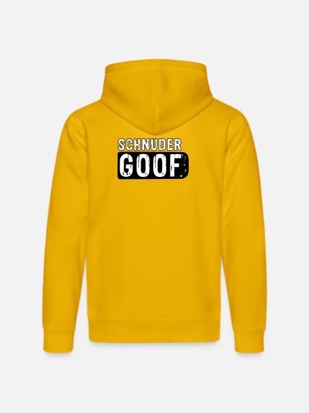 Schnudergoof | Berndeutsch (Vectorgraphic) - Stanley/Stella Unisex Bio-Hoodie DRUMMER  - Spektralgelb