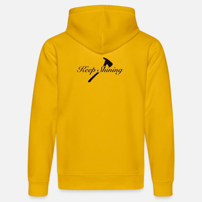 Keep Shining  - Stanley/Stella Unisex Bio-Hoodie DRUMMER  - Spektralgelb
