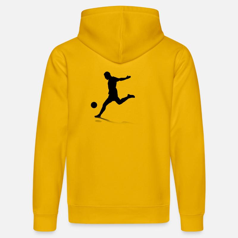 Shooting Striker - Sweat à capuche bio DRUMMER Stanley/Stella Unisexe - jaune spectre