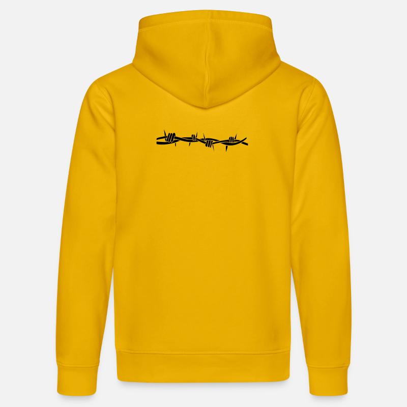 stacheldraht - Sweat à capuche bio DRUMMER Stanley/Stella Unisexe - jaune spectre