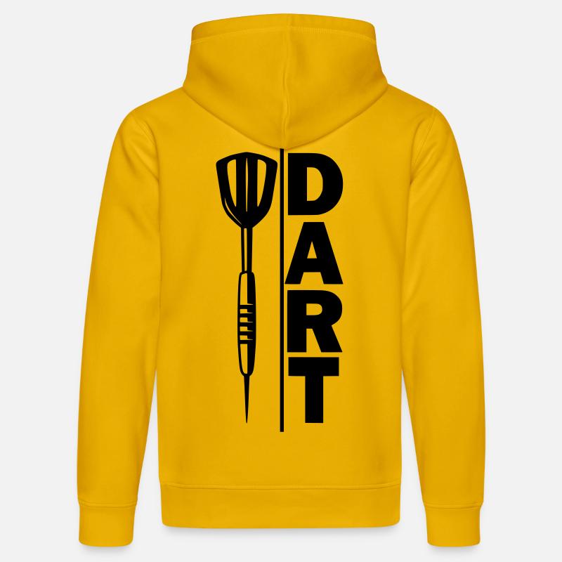 Fléchettes, fléchettes, FLÈCHE DE DASH - Sweat à capuche bio DRUMMER Stanley/Stella Unisexe - jaune spectre