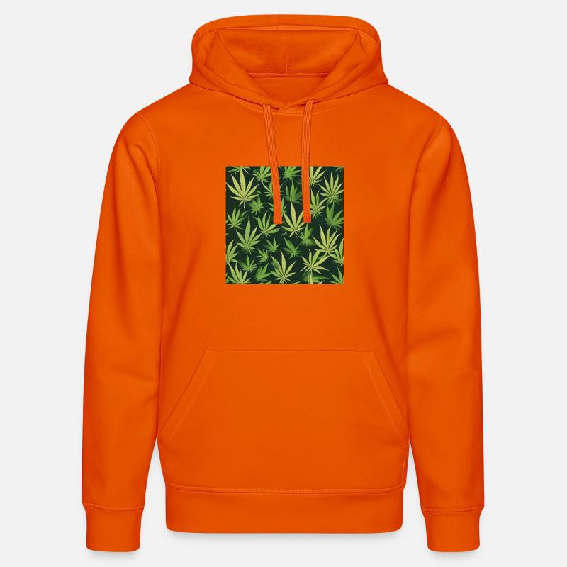 cannabis - Sweat à capuche bio DRUMMER Stanley/Stella Unisexe - orange profond