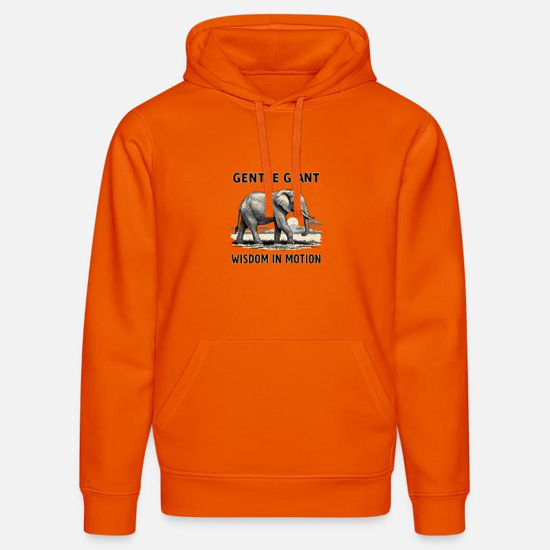 éléphant - Sweat à capuche bio DRUMMER Stanley/Stella Unisexe - orange profond