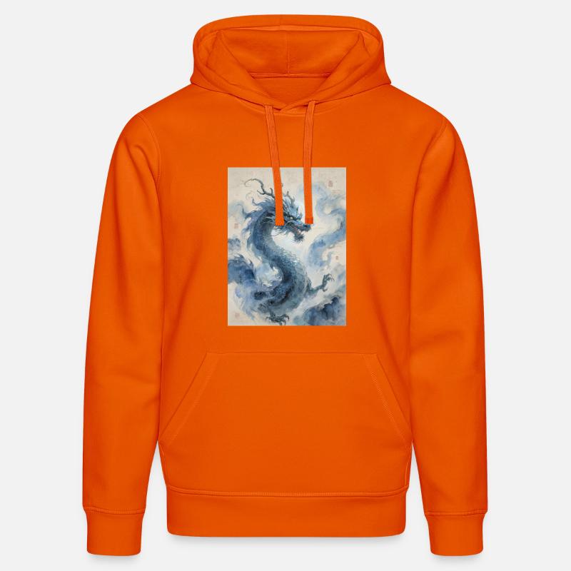 L'Apothéose Céleste : Dragon Bleu – Infinité - Sweat à capuche bio DRUMMER Stanley/Stella Unisexe - orange profond