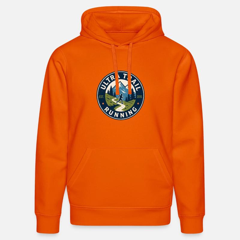 Ultra Trail Running - Sweat à capuche bio DRUMMER Stanley/Stella Unisexe - orange profond
